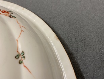 A Chinese famille verte 'phoenixes' dish, Kangxi
